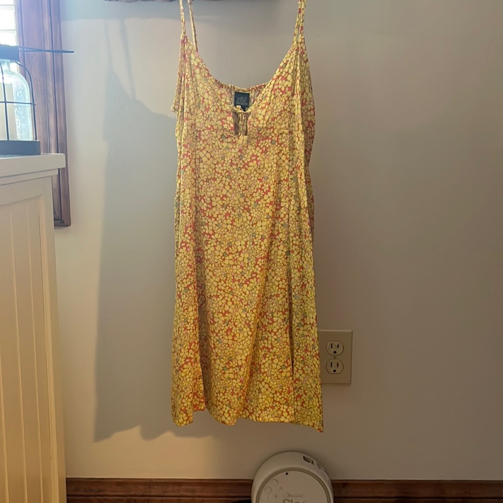 Yellow Floral Dress
